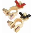 thumbnail image 1 of 12V/24V Battery Terminal, Battery Connectors With Wing Nut, Thickened Battery Connector (1 Pair) Fonepro, 1 of 5