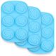 thumbnail image 1 of ZHAOCHENG Molde de flores de silicona de 6 cavidades, juego de 3 piezas antiadherentes de silicona de grado alimenticio, molde de rosa gigante para gelatina de chocolate, cubitos de hielo - rosas, 1 of 5
