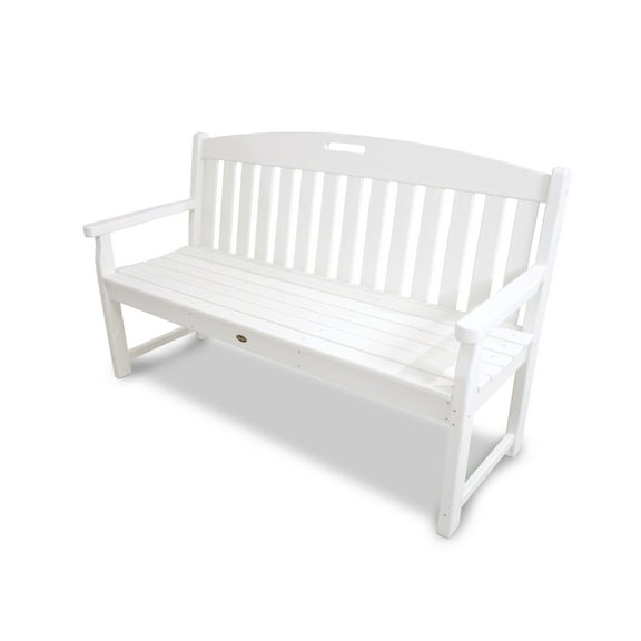 TREX Outdoors Yacht Club 60" Bench in Classic White