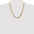 thumbnail image 2 of 14k 7.25mm Beveled Curb Chain in 14k Yellow Gold, 2 of 3