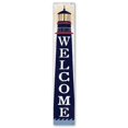 thumbnail image 2 of My Word! Welcome with Large Lighthouse Welcome Sign and porch leaner for Front Porch, Yard, Deck, Patio, or Wall - Indoor Outdoor Decorative Farmhouse Rustic Vertical Home Decor 8"x46.5", 2 of 5