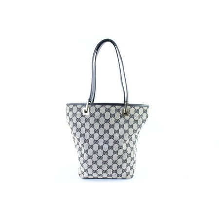 - Tote 223953 Navy Monogram Canvas Shoulder Bag