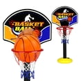 thumbnail image 2 of Yazoeia Indoor Outdoor Height Adjustable Children Basketball Backboard Stand Hoop MY320-6817, 2 of 9