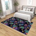 thumbnail image 4 of 4x5 Rug, Succulent Rug Washable Non Slip Soft for Living Room Bedroom, Tropical Plant Area Rug, Girls Floral Carpet, Succulent Home Decor & Gifts, 4 of 7