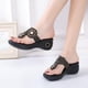 thumbnail image 4 of Amzcrzy Zapatos de mujer,Zapatos de mujer,Zapatillas de mujer, Sandalias de playa para mujer, de suela gruesa, informales, antideslizantes, de verano Sandalias Mujer Zapatillas De Casa, 4 of 8