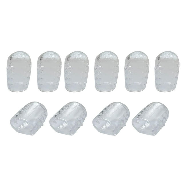10x Protectores De Dedos De Silicona Protectores De Dedos Para Correr Caminar Unisex