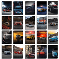 thumbnail image 2 of Póster de coche deportivo de lujo Audi Quattro Supercars serie RS3/R8, impresiones en lienzo, cuadros artísticos para pared, decoración del dormitorio y el hogar, 2 of 5