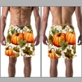 thumbnail image 3 of luoweisi Men's Beach Shorts Quick Dry Swim Trunks with Mesh Lining Thanksgiving Pumpkin XL, 3 of 5