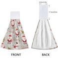thumbnail image 4 of Coolnut Cartoon Santa Claus Hanging Kitchen Towel with Loop, Two Piece Hand Towel Set, Absorbent and Durable, Suitable for Bathroom, Toilet, Gym Wash cloth, 4 of 7