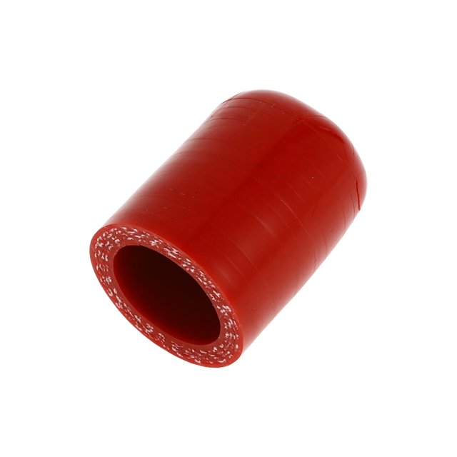 Ofertas Únicas 1 Pcs 30mm Longitud 22mm/0.87" ID Tapa de Manguera de Silicona Roja para Automóvil Tapa de Bloqueo Reforzada de Silicona para Tubo de Derivación Universal