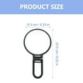 thumbnail image 2 of Portable Makeup Mirror High Definition Sturdy Comfortable Handle Handheld Cosmetic Mirror, 2 of 6