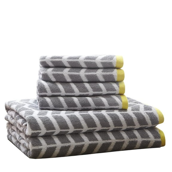 Geo Jacquard Towel Set, Belen Kox