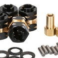 thumbnail image 6 of Brass Wheel Hubs, Wheel Lock Nuts for Axial SCX24 AXI90081 Upgrades Parts 1/24 RC Crawler Car Truck, 6 of 8