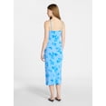 thumbnail image 3 of No Boundaries Sleeveless Square Neck Midi Dress, Women's & Women's Plus Sizes XXS-4X, 3 of 4