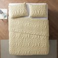 thumbnail image 3 of VCNY Home Shore Tan 3 Piece Reversible Bed Quilt and 2 Pillow Shams Set, King, 3 of 6