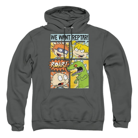 Rugrats We Want Reptar! Comic Unisex Adult Pull-Over Hoodie