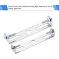 thumbnail image 4 of Pack of 4 Ceiling Light Plates, 90mm 104mm Two Sizes Lighting Fixture Mounting Bracket T, 4 of 5