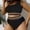 Black, variant on MGDXOX Women's Plus Size One Shoulder Swimsuits Two Piece Bathing Suits Oversized High Waisted Tummy Control Bikinis Black XXL