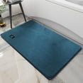 thumbnail image 6 of yilyih Bath Mat Rubber Backing Non-Slip Shower Mat Quick Dry Super Absorbent Bath Stone Mat Thin Bathroom Floor Mat Fit under Door,in Front of Bathtub Shower Room,Machine Washable, 6 of 9