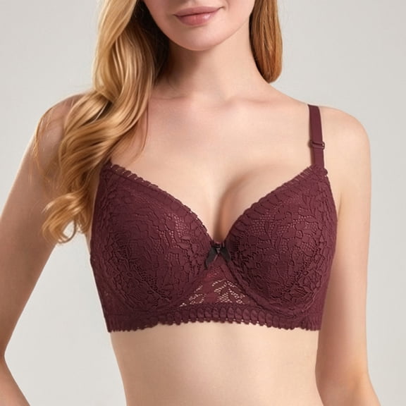 Dpjklzsn Women's Plus Size Everyday Underwire Bra, Lift-and-Shape, Lightweight Cups