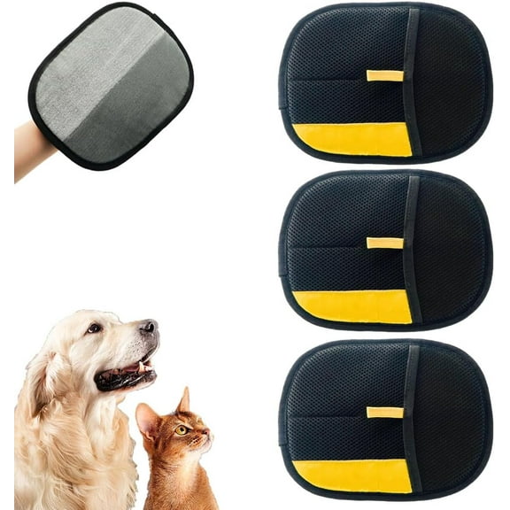 Pet Hair Removal Glove for Cats & Dogs, 2026 Upgrade Pet Hair Remover Glove, Electrostatic Pet Hair Removal Gloves for Dogs and Cats, Reusable Pet Hair Remover Glove (2)