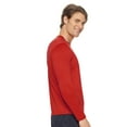 thumbnail image 2 of Expert Brand USA-Made Men's Natural-Feel Jersey Long Sleeve, Red, Small, 2 of 5