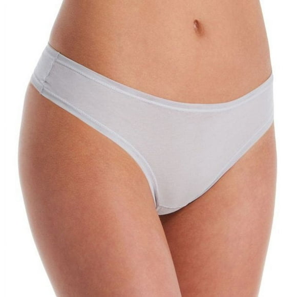 Fine Lines Culottes en Coton Pur pour Femmes, Gris, Large