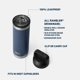 thumbnail image 2 of Botella de agua YETI Rambler 530 ml con aislamiento al vacío, negra, 2 of 6