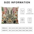 thumbnail image 6 of COMIO  Easter Pillow Covers He is Risen Floral Buffalo Plaid Throw Pillowcase Bunny Eggs Decorative Pillows Home Sofa Bedroom Decor Cushion&nbsp;2pc, 6 of 6