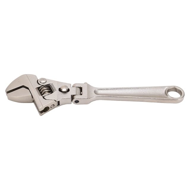Uadme Llave Ajustable - Herramienta De Reparación De Máquina Rápida De Trinquete Basculante Plegable Multifuncional para Baño De Electricidad De Agua(8-Inch)