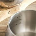thumbnail image 3 of Stainless steel milk pot, 850 ml milk pot, stainless steel pot with lid, universal milk pot, household milk pot, used in the kitchen for heating milk and cooking pasta, 3 of 5