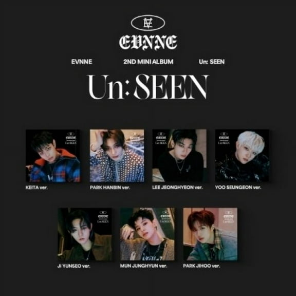 Evnne - Un: Seen - Digipack Version - Random Cover incl. Photobook, Folding Poster   Photocard - Music & Performance - CD