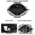thumbnail image 3 of Blue Geometric Flower Diamond Pattern Travel Tote Bags for Women Carry On,Large Weekender Bags for Women Travel,Multi Functional Duffle Bag for Work,Shopping,Sports, 3 of 5