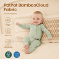 thumbnail image 4 of PatPat Baby Pajamas Bamboo Viscose Snug Fit Baby Sleepers 2-Way Zipper Footie Romper Bodysuit Baby Gifts Baby Boy Clothes Baby Girl Clothes 12-18M, 4 of 12