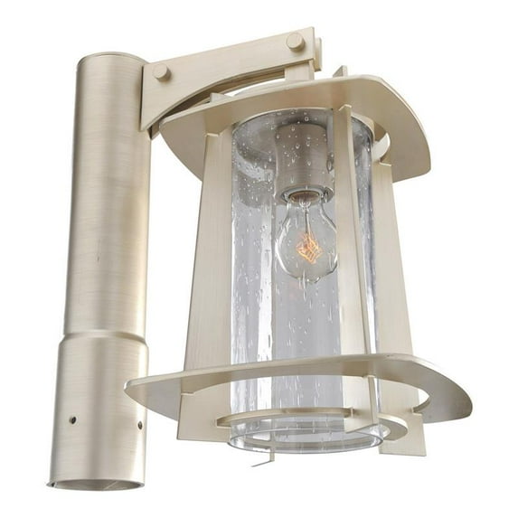 Kalco Lighting Shelby 10.5" Medium Post-Pier Mount in Tarnished Silver
