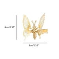 thumbnail image 2 of 10Pcs 3D Movable for Butterfly Shaped Hair Clips Metal Hollow Metallic Flying for Butterfly Barrettes Kit Hair Accessori, 2 of 9