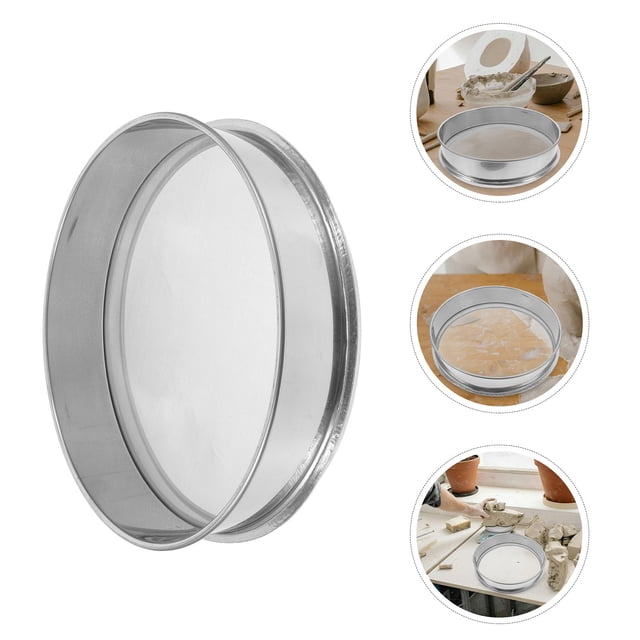 BESTYASH Ceramic Glaze Filter Colador Metal Malla Fina Para Proceso De Cerámica En Casa