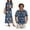 Blue Palm Sailboat, variant on Couple Matching Outfits Washable Matching Summer Outfits for Couples Hawaiian Shirt for Men Polynesian Hibiscus with Soft Fabric Breathable for Summer Vacation Trip
