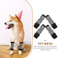 thumbnail image 3 of BRIGHTFUFU Calentador de piernas para perros, calcetín para piernas de invierno, Protector de codo para perros, envoltura para piernas de mascotas (L), 1 Juego, 3 of 7