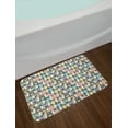 thumbnail image 2 of Cat Bath Mat, Pattern with Hipster Playful Feline Characters with Glasses and Bowties Vintage Style, Non-Slip Plush Mat Bathroom Kitchen Laundry Room Decor, 29.5 X 17.5 Inches, Multicolor, Ambesonne, 2 of 2