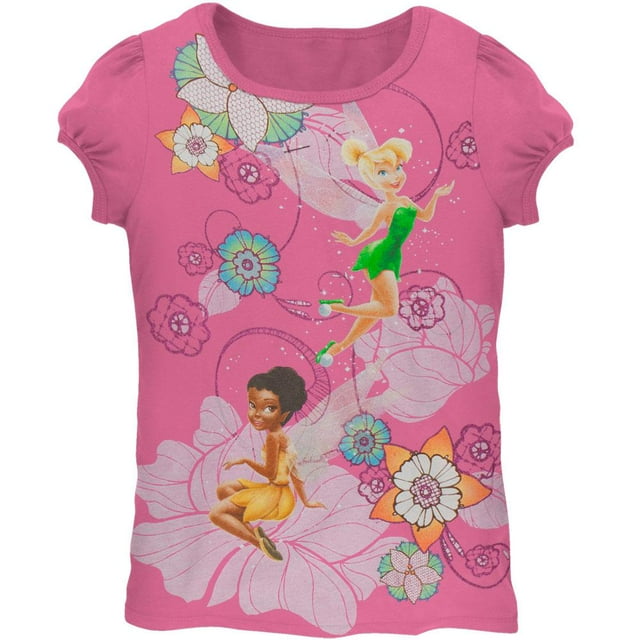 Disney Fairies - T-Shirt Fille Flower Power Juvy