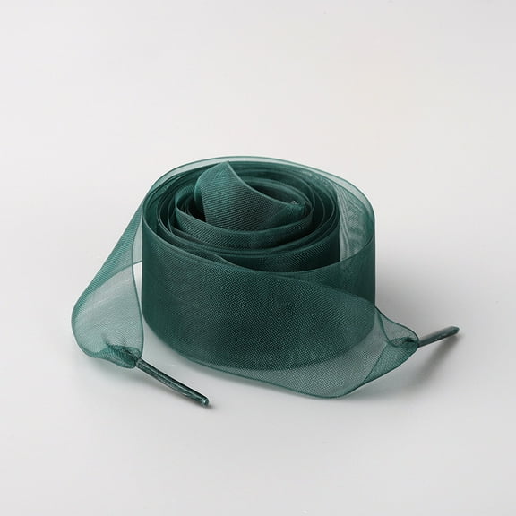 XmhyTop-A 2 Pairs Ribbon Shoe Laces,120*2.3cm Fashion Decorative Sneaker Laces for Shoes,S22