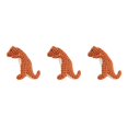 thumbnail image 1 of Juguete Molar Dinosaurio Artificial Reutilizable Methold Naranja, 1 of 6