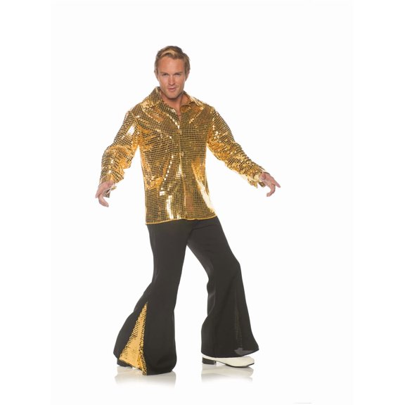 Men's Stylin' 70s Gold Dancing King Costume 2X-Large 48-50