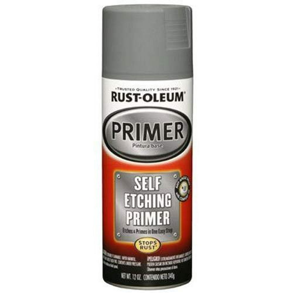 RustOleum 249322 Automotive Self Etching Primer Spray Paint, 12 oz, Dark Green