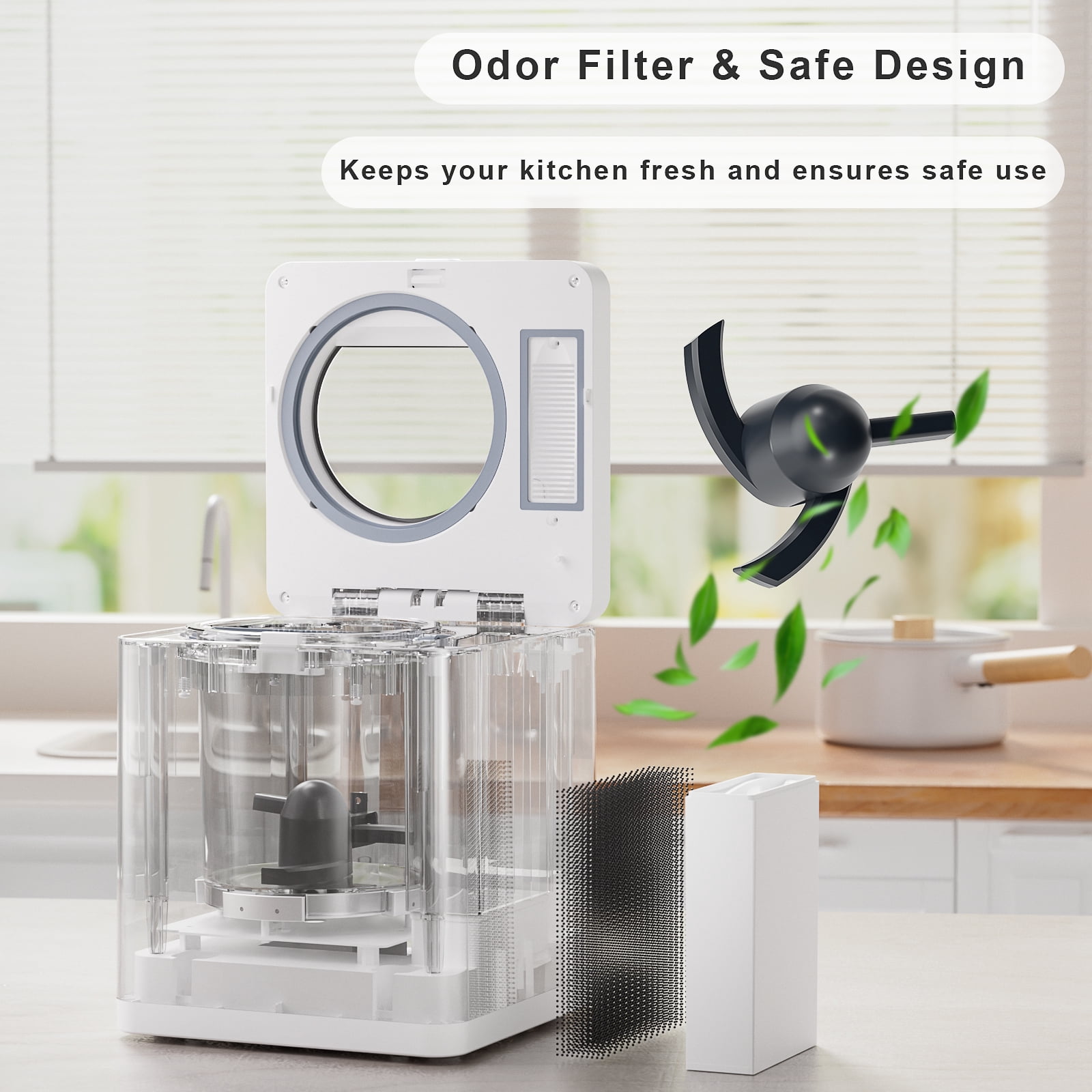 Auto Pet Food Maker – 2.5L All-in-One Food Processor for Dogs & Cats, Silent & Odor-Free, Custom Timer, Self-Cleaning, Safe Design