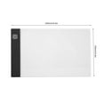 thumbnail image 4 of A5 Tracing Light Box, 3 Level Dimming LED Light Pad, For Painting Drawing, 4 of 8