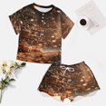 thumbnail image 4 of Christmas Snowmen Pajamas Set Womens Loungewear Sleepwear 2 Piece PJ Sets, 4 of 7
