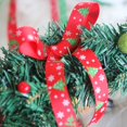 thumbnail image 3 of 10 Rolls 10 Yards 20mm Christmas Tree Printing Red Green Grosgrain Ribbon for DIY Crafts Gift Wrapping  Decoration, 3 of 3