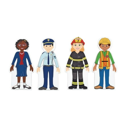 UPC: 0191487005739 | Excellerations Magnetic Career Dressing Dolls – 93 Pieces